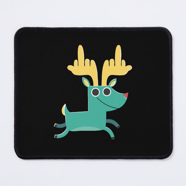 Item preview, deer showing the middle finger or antlers designed and sold by notorius12.