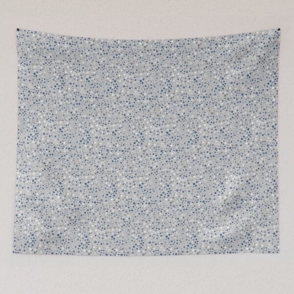 Item preview, Mosaic dotted pattern of blue and gray designed and sold by Osting.