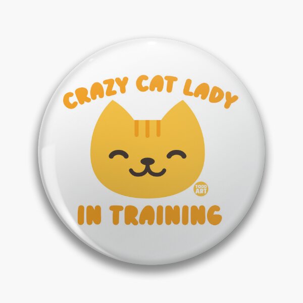 Item preview, CRAZY CAT LADY IN TRAINING designed and sold by TODD GOLDMAN.
