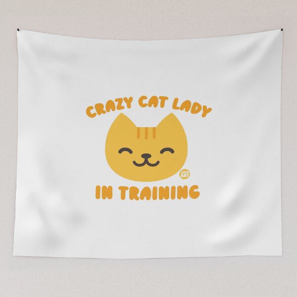Item preview, CRAZY CAT LADY IN TRAINING designed and sold by TODD GOLDMAN.
