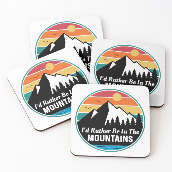 Item preview, Id Rather Be In The Mountains - Outdoor Hiking Adventure  designed and sold by Sunserize Designs.