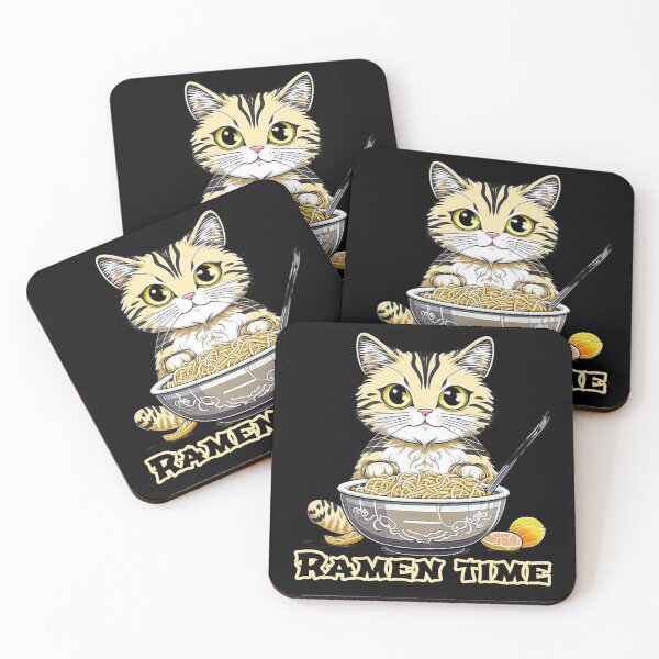 Item preview, Ramen Time - Kitty designed and sold by SeledineArt.