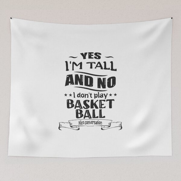 Item preview, Tall man: taller peoples humor for height men designed and sold by The  Knick Knack Nook.