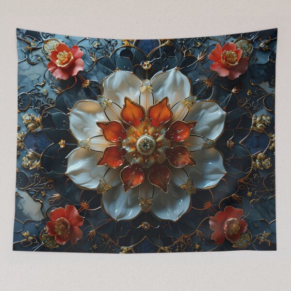 Item preview, Majestic Marbled Floristry designed and sold by APARTAI EU.