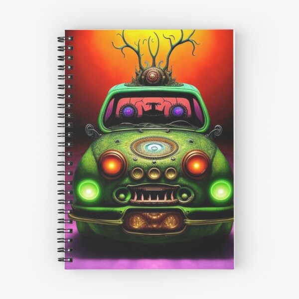 Item preview, Colorful Psychedelic Trippy Car Art designed and sold by TheDarkWardrobe.
