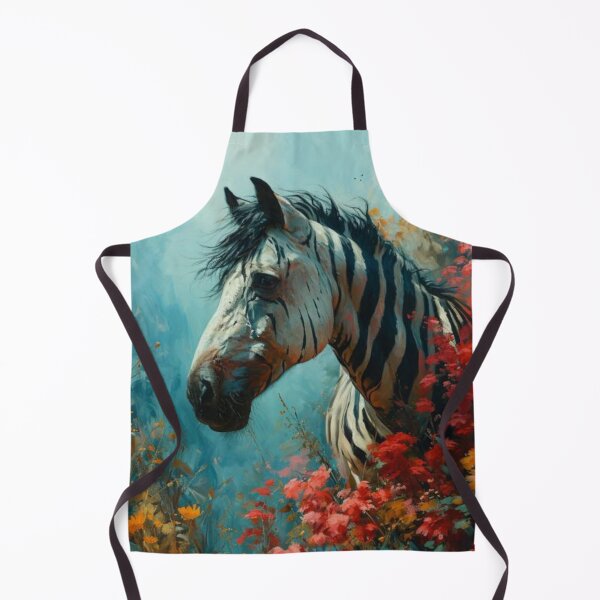 Item preview, Striped Stallion, Elegance in Equine Patterns, Nature Inspired Style Tee, Gift designed and sold by Terry-Salsa.