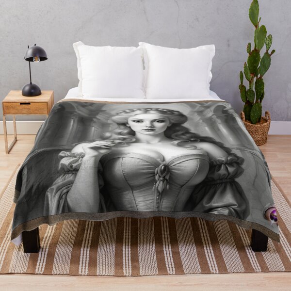 Item preview, Portrait Illustration Of Lady Truina Alluring AI Concept Art by Xzendor7 designed and sold by Xzendor7 Digital Art Creations.
