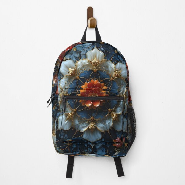Item preview, Baroque Blossoms on Blue designed and sold by APARTAI EU.