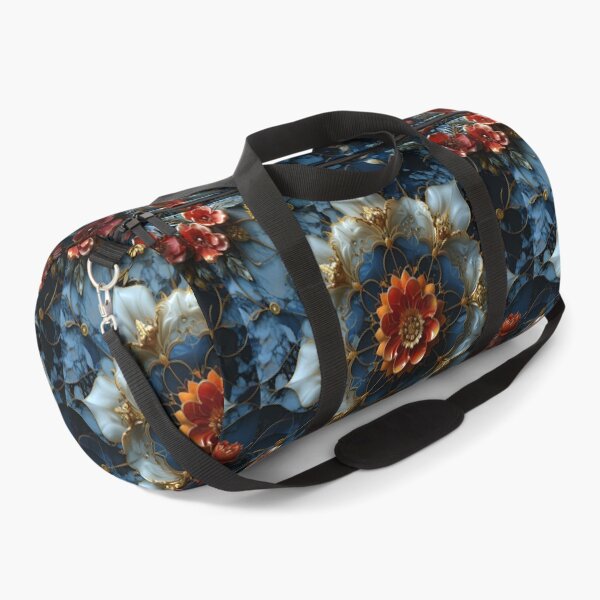 Item preview, Baroque Blossoms on Blue designed and sold by APARTAI EU.