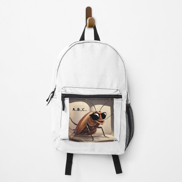 Item preview, cockroach with glasses reading a book designed and sold by LYDIA0304.