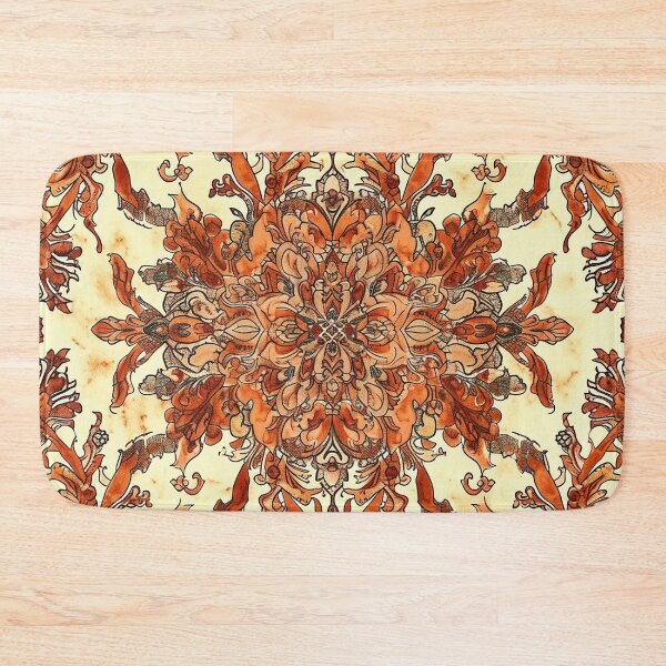 Item preview, Boho Batik Pattern - Retro Orange Design designed and sold by HausKatz.