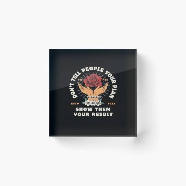Item preview, Dont tell people your plan designed and sold by Beauty  Art Printable.