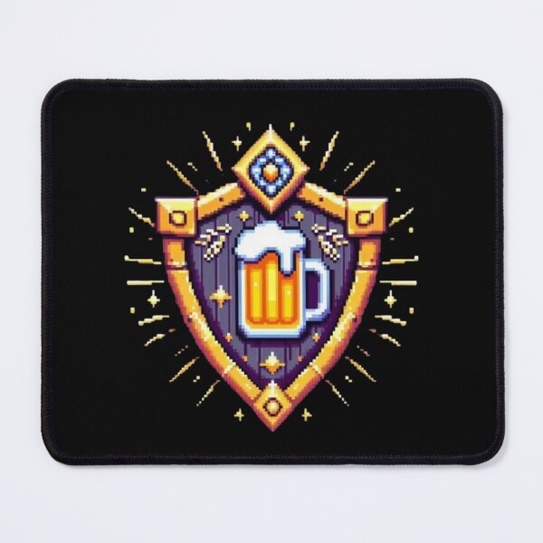 Item preview, Shield of Beer Pixel Art designed and sold by DakaPixelArt.