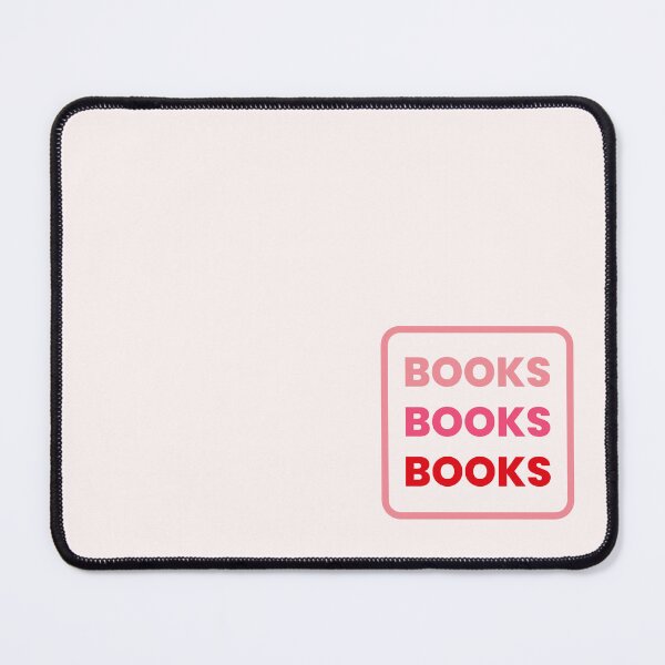 Item preview, Books books books, pink and red, in a pink frame designed and sold by rizdrawings.