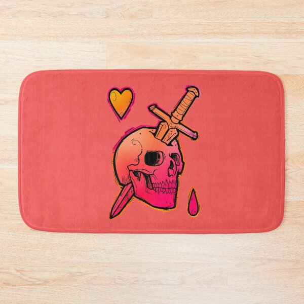 Item preview, Pink skull and dagger designed and sold by weilertsen.