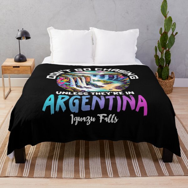 Item preview, Funny Argentina Iguazu Falls Waterfall Pun Psychedelic Art designed and sold by SambaStyles.