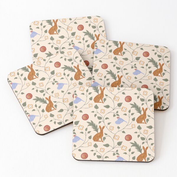 Item preview, Tapestry of Forest Rabbits designed and sold by LauRoxan.
