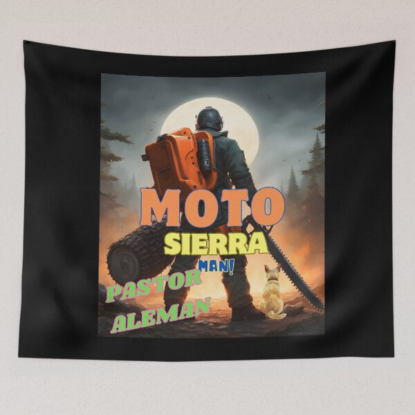 Item preview, MOTO SIERRA MAN PASTOR ALEMAN designed and sold by carlos crane.