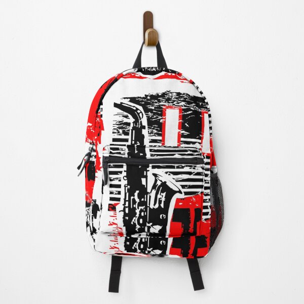 Item preview, I love the saxophone in grunge style designed and sold by kebello-shop.
