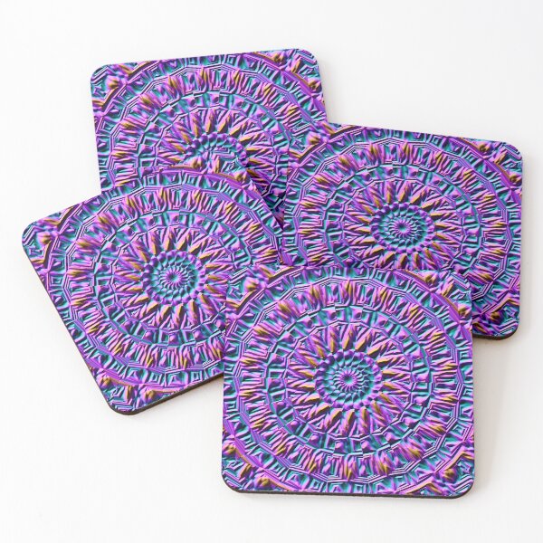 Item preview, 3D Anodized Titanium kaleidoscope Pattern designed and sold by TheRulerofEarth.