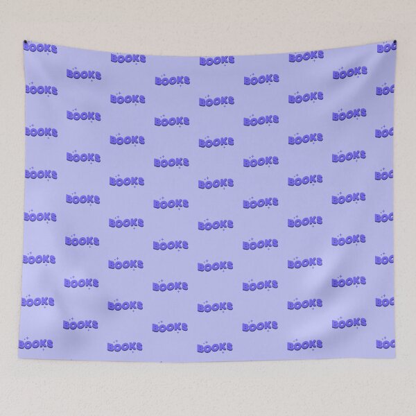 Item preview, Books, blue and purple with stars  designed and sold by rizdrawings.