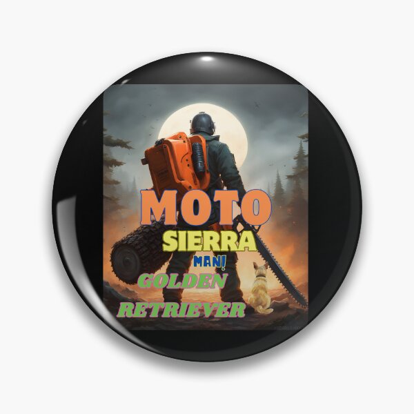 Item preview, MOTO SIERRA MAN GOLDEN RETRIEVER designed and sold by carlos crane.