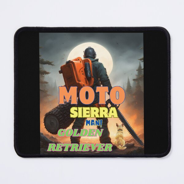 Item preview, MOTO SIERRA MAN GOLDEN RETRIEVER designed and sold by carlos crane.