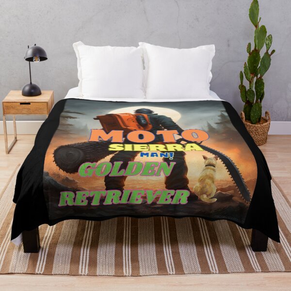 Item preview, MOTO SIERRA MAN GOLDEN RETRIEVER designed and sold by carlos crane.