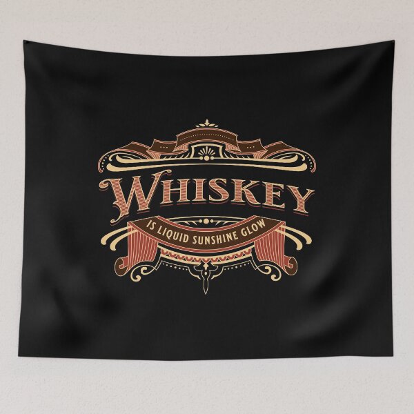 Item preview, Whiskey is liquid sunshine glow designed and sold by lakokakr.