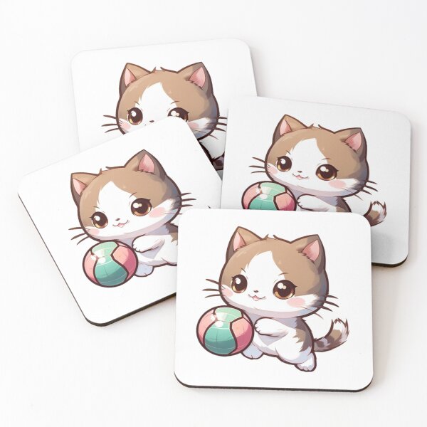 Item preview, Cat playing with ball designed and sold by Serene Madcap.