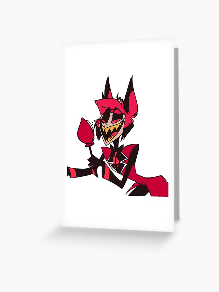 Hazbin Hotel - Alastor with red rose Hazbin Hotel - Alastor with red rose