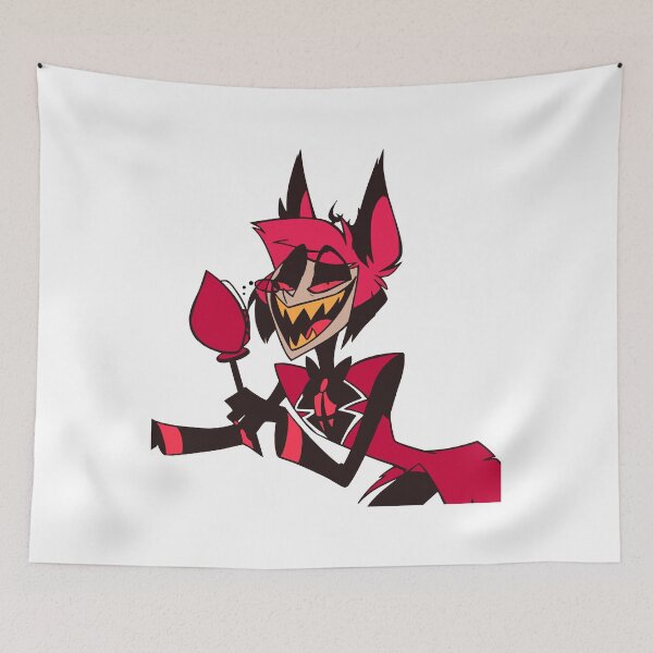 Item preview, Hazbin Hotel - Alastor with red rose designed and sold by AhmedTheMaker.