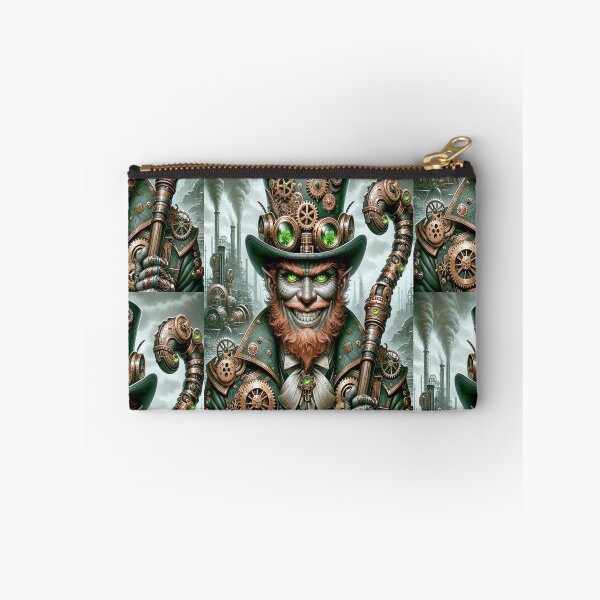 Item preview, Steampunk Leprechaun menacing grin designed and sold by Irisangel.