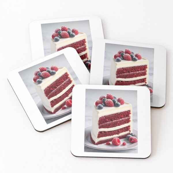 Item preview, Red Velvet Cake Slice designed and sold by JoyPhotoArt.