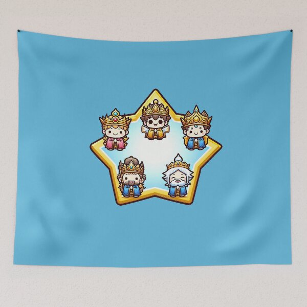 Item preview, The Five Wisdom Kings - Buddhist gods designed and sold by PickledjoArt.