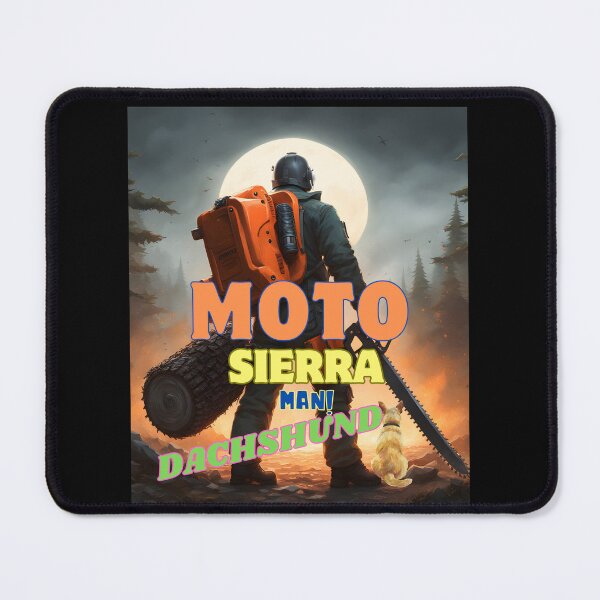 Item preview, MOTO SIERRA MAN DACHSHUND designed and sold by carlos crane.