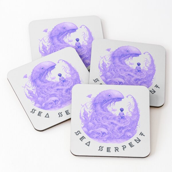 Item preview, Sea serpent blue designed and sold by Weknes.