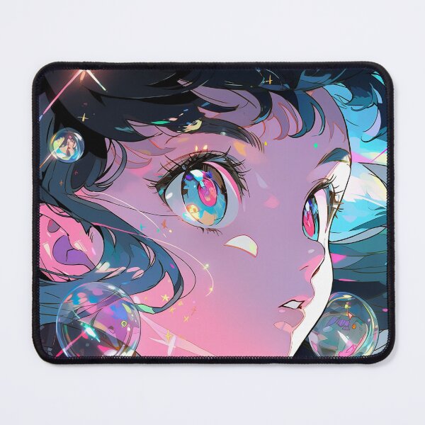 Item preview, Cosmic Interstellar Bubble Anime Girl designed and sold by bubblegoth.