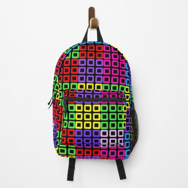 Item preview, Neon Colors abstract retro 80s bitmap pattern, inspired by pop culture designed and sold by patterncrow.