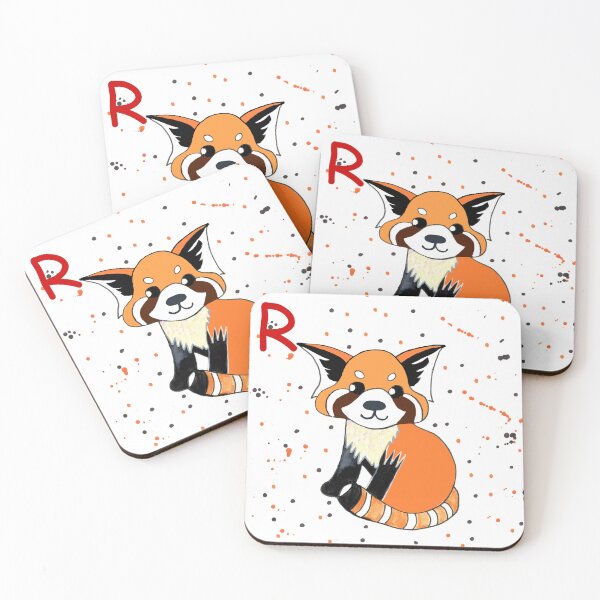 Item preview, Red Panda unusual animal childrens alphabet collection designed and sold by CherylBee1.