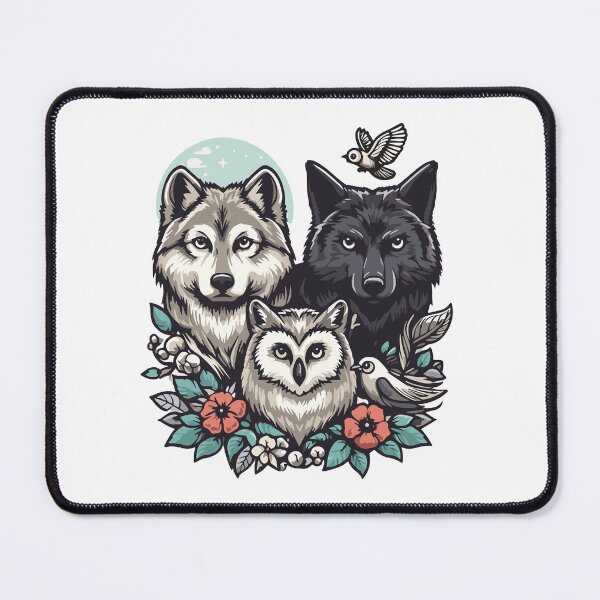 Item preview, Wolves And Owls designed and sold by Designowner.