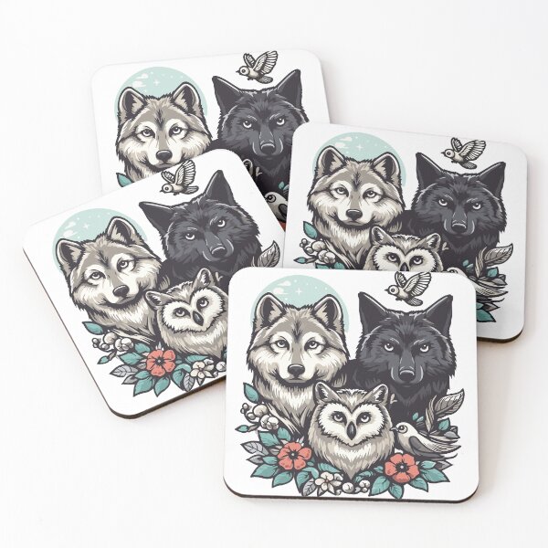 Item preview, Wolves And Owls designed and sold by Designowner.