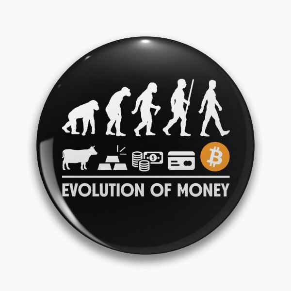 Item preview, Bitcoin evolution of money designed and sold by TheBitcoinStore.