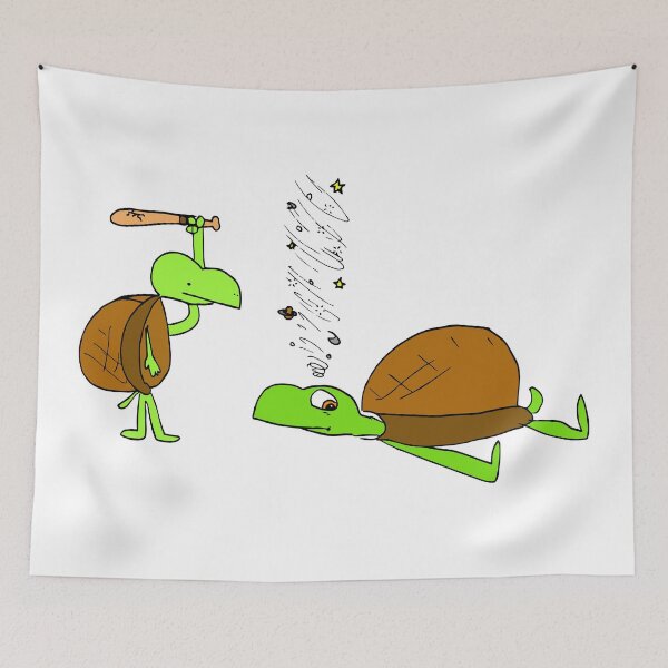 Item preview, Hard Hitting Turtle designed and sold by littletinyspark.