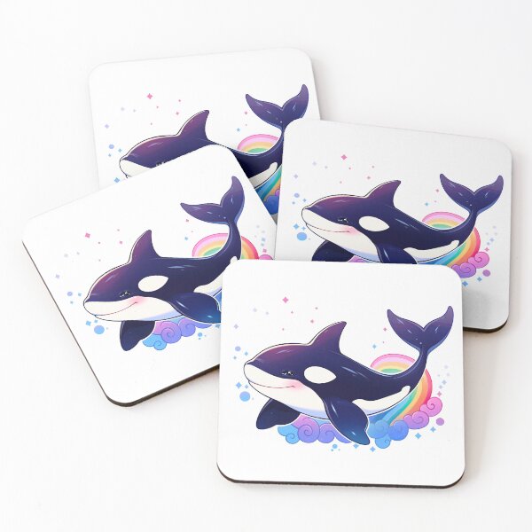 Item preview, Rainbow Orca designed and sold by anarchangel.