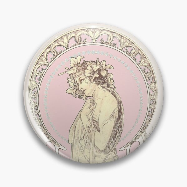 Item preview, Illustration from Decorative documents (pink version), by Alphonse Mucha. HIGH DEFINITION designed and sold by MINDTHECHERRY.