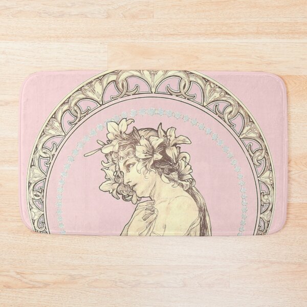 Item preview, Illustration from Decorative documents (pink version), by Alphonse Mucha. HIGH DEFINITION designed and sold by MINDTHECHERRY.
