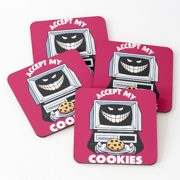 Artikelvorschau, Akzeptiere meine Cookies – Computer im Retro-Stil mit finsterem Grinsen entworfen und verkauft von LexicalLegend.