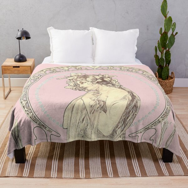 Item preview, Illustration from Decorative documents (pink version), by Alphonse Mucha. HIGH DEFINITION designed and sold by MINDTHECHERRY.