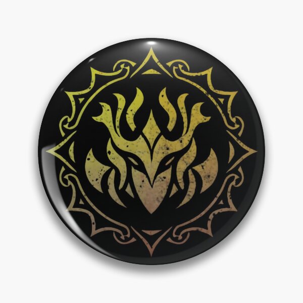 Item preview, Knight Grunge Elegance - Mythical Gold Emblem designed and sold by DragonRealms.